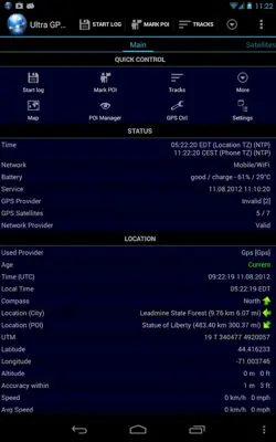 Ultra GPS Logger Lite android App screenshot 9