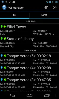 Ultra GPS Logger Lite android App screenshot 1