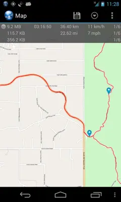 Ultra GPS Logger Lite android App screenshot 3