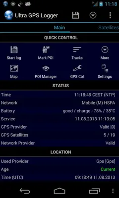 Ultra GPS Logger Lite android App screenshot 7